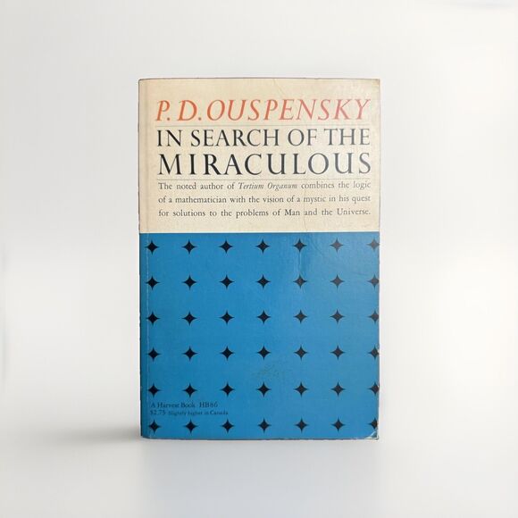 Other - In Search of the Miraculous P.D. Ouspensky VTG Harvest Paperback HB86 Gurdjieff